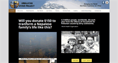 Desktop Screenshot of himalayanstoveproject.org